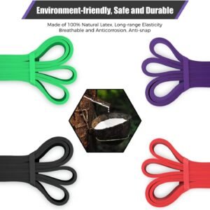 VEICK Resistance Bands for Working Out, Exercise Bands, Workout Bands, Pull Up A...