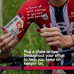 Skratch Labs Energy Chews | Energy Gummies for Running, Cycling, and Sports Pref...