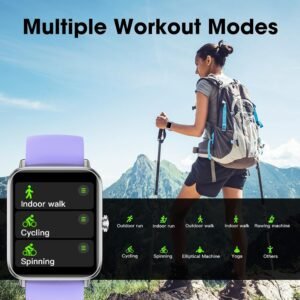 Smart Watch, Fitness Tracker with Heart Rate Monitor, Blood Oxygen, Sleep Tracki...