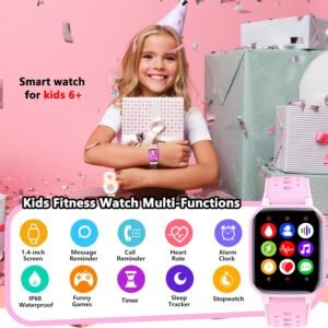 Smart Watch for Kids Teens, Games Fitness Boy Girls Watch with 20 Sport Modes, P...