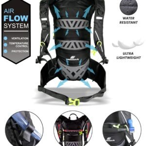 FREEMOVE Hydration Water Backpack 3in1 with 2L Bladder & Insulated Backpack Cool...