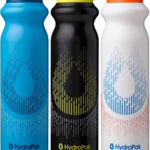 HydraPak Tempo Handheld Running Water Bottle 3-pack (525ml / 17oz), Made for Run...