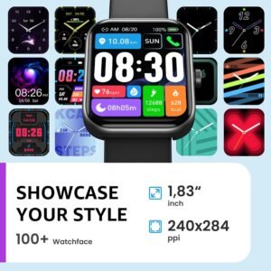 TOZO 2024 New Upgraded Smart Watch for Men Women for iPhone ＆ Android, 1.83" Fit...