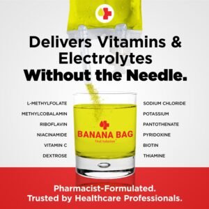 Banana Bag Oral Solution - Pharmacist Recovery Formula - Electrolyte & Vitamin P...