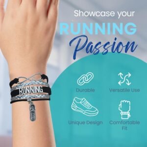 Infinity Collection Running Gifts- Runner Bracelet, Running Jewelry, Adjustable ...