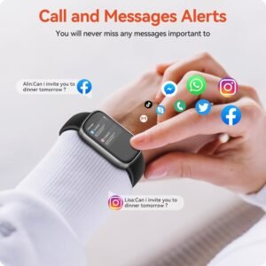 Fitness Tracker Watch with 24/7 Heart Rate Sleep Blood Oxygen Monitor, IP68 Wate...