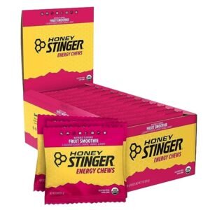 Honey Stinger Organic Fruit Smoothie Energy Chew | Gluten Free & Caffeine Free |...