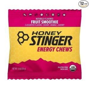 Honey Stinger Organic Fruit Smoothie Energy Chew | Gluten Free & Caffeine Free |...