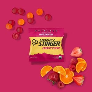 Honey Stinger Organic Fruit Smoothie Energy Chew | Gluten Free & Caffeine Free |...