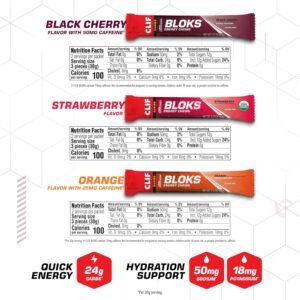 CLIF BLOKS - Energy Chews - Variety Pack - Non-GMO - Plant Based - Fast Fuel for...