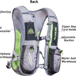 AONIJIE Hydration Packs 5.5L Trail Running Vest with 2L Bladder Reservoir Marath...