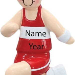 Female Runner Ornamanet Personalized Running Christmas Ornaments 2024 Custom Mar...