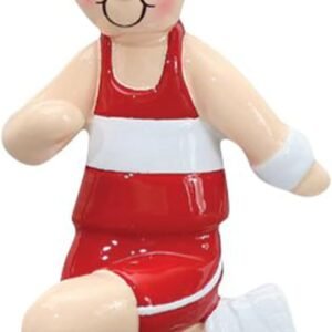 Female Runner Ornamanet Personalized Running Christmas Ornaments 2024 Custom Mar...