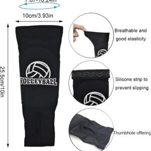 All in One Volleyball Set, Include Volleyball Knee Pads Volleyball Arm Sleeves S...