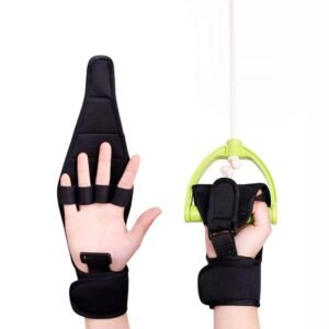 Finger Rehabilitation Train Auxiliary Gloves Splint Finger Recovery Grip Impairm...