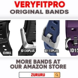 ZURURU Veryfitpro ID115Plus HR Replacement Bands for Veryfit Pro ID115Plus HR Fi...