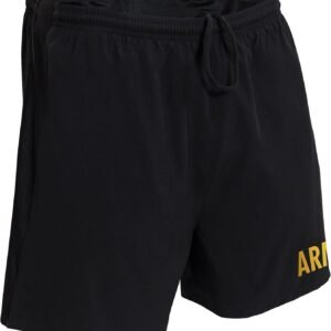 Rothco Army Physical Training PT Compression Shorts, Black