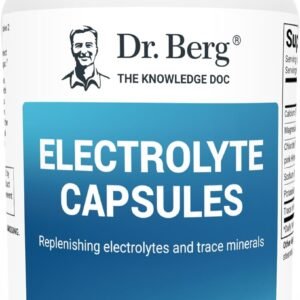 Dr. Berg Electrolyte Capsules - Electrolyte Supplements for Supporting Energy, E...