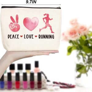 Gifts for Runners Makeup Bag Cosmetic Bag Running Gifts Women Cross Country Runn...