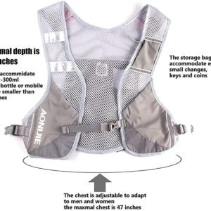 AONIJIE Marathon Running Vest Pack Water Hydration Backpack Outdoor Sport Bag Cy...