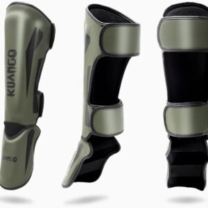 Muay Thai Shin Guards, Muay Thai Martial Arts Kicking Leg Instep Protection Pads...