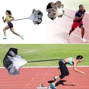 Running Speed Training Football Parachute - 48" Inch for Kids Resistance Sprint ...