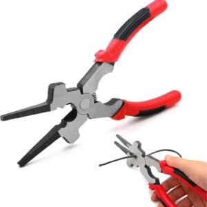 1 PC Car 8" Welding Pliers, Multi-purpose A-type Ground Wire Cutting Tip Clampin...