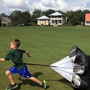 Running Speed Training Football Parachute - 48" Inch for Kids Resistance Sprint ...