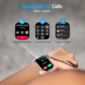 Fitpolo Smart Watches for Women, 1.99” Large AMOLED Display Fitness Tracker Watc...