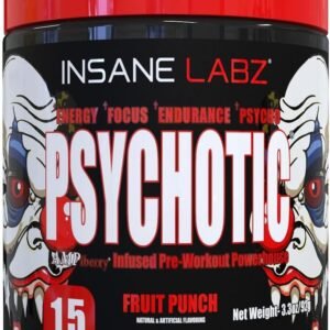 Insane Labz Psychotic, High Stimulant Pre Workout Powder, Extreme Lasting Energy...