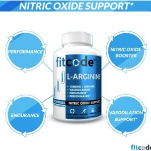 Pure Extra Strength L-Arginine HCl 1500mg, Nitric Oxide Supplement for Vasculari...