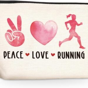 Gifts for Runners Makeup Bag Cosmetic Bag Running Gifts Women Cross Country Runn...