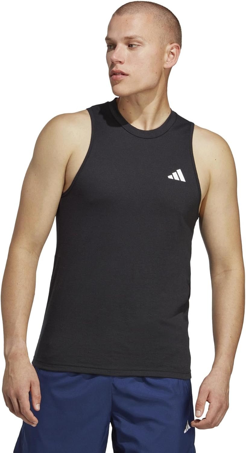 adidas Men's Training Essentials Feel Ready Logo Sleeveless T-Shirt