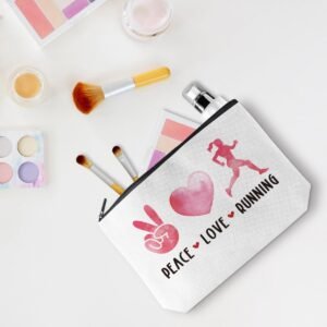 Gifts for Runners Makeup Bag Cosmetic Bag Running Gifts Women Cross Country Runn...