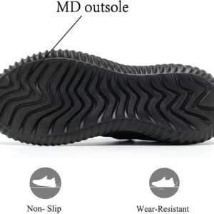 Mens Walking Shoes Lightweight Breathable Slip On Running Shoes Comfortable Fash...