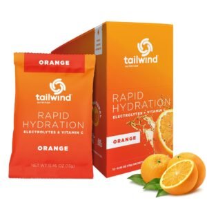 Tailwind Nutrition Rapid Hydration Powder Packets, Electrolyte Drink Mix, Non-GM...