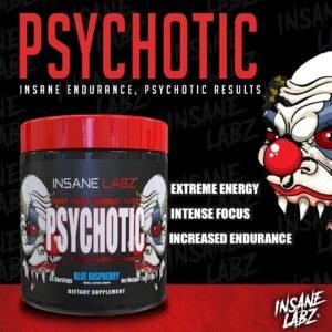 Insane Labz Psychotic, High Stimulant Pre Workout Powder, Extreme Lasting Energy...