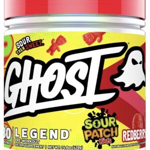 GHOST Legend V3 Pre-Workout Powder, Sour Patch Kids Redberry - 30 Servings – Pre...