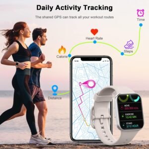 Smart Watch, 2023 Fitness Tracker Watch for Men Women, 1.69'' Touch Smartwatch F...