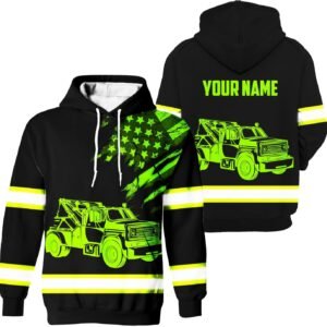 Matedecor High Visibility Hoodie for Men Hi Vis Hoodie Jobs Collection Custom Na...