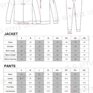 G-Style USA Men's G Track Suit Set ST5014-577 - Green - Small - I7A