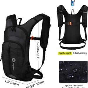 Hydration Pack Backpack for Women & Men, Lightweight Water Backpack with 2L Wate...