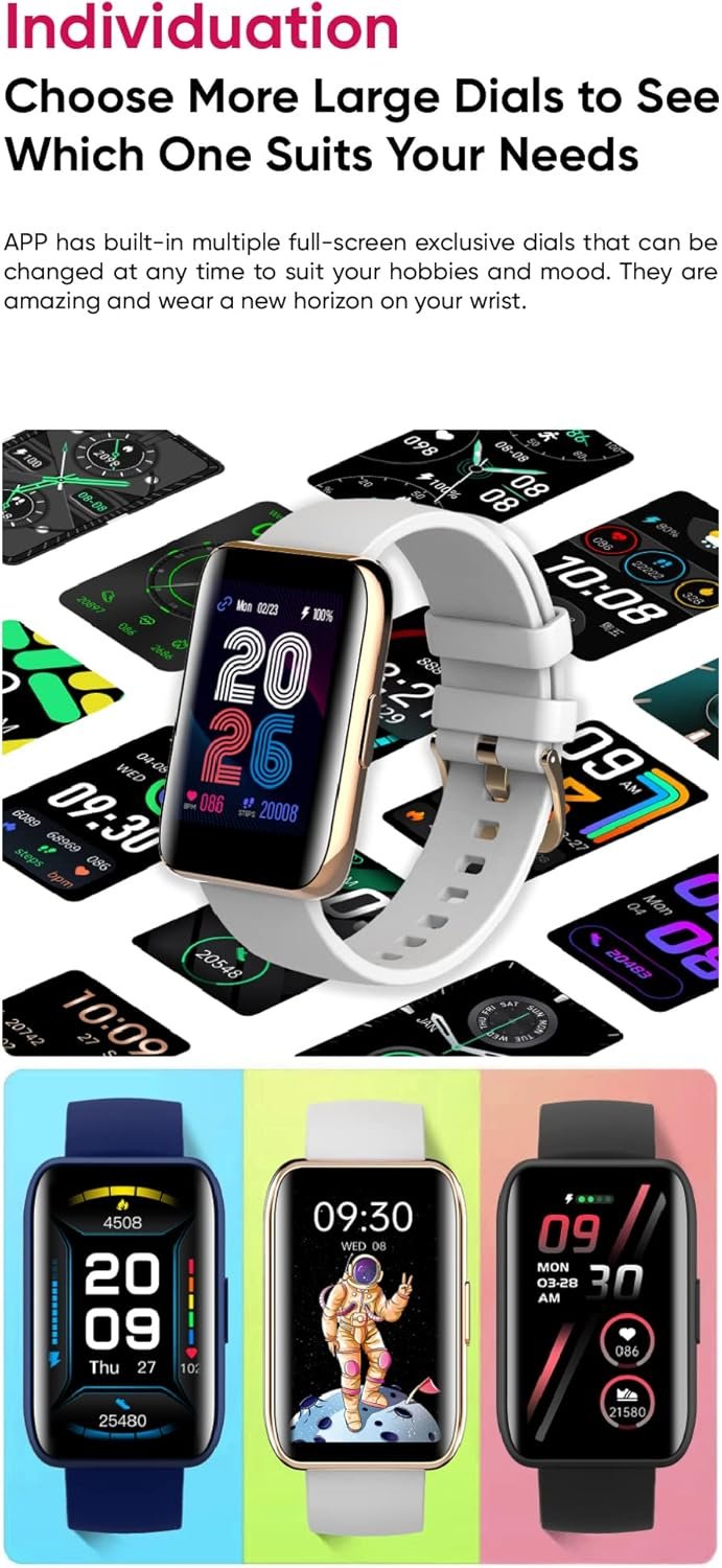 BENIO Pigeon Smart Watch Fitness Tracker,Heart Rate Monitor,Blood Oxygen Trackin...