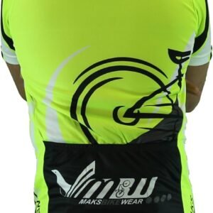 Maks Cycling Jersey with Sublimation Print Race Cut Short-Sleeve Bike Biking Shi...