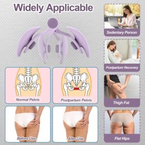 Topretty Thigh Master Pelvic Floor Muscle and Inner Hip Trainer Kegel Exerciser ...