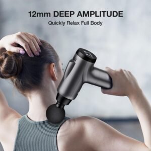 Massage Gun Deep Tissue, Handheld Electric Muscle Massager, High Intensity Percu...