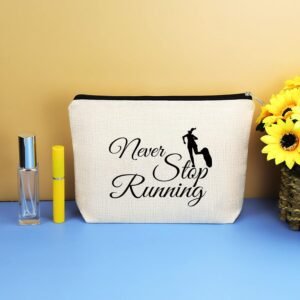 Runner Gift Makeup Bag Running Lover Gifts Cosmetic Bag Cross Country Running Gi...