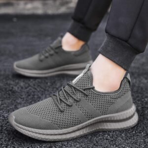 FUJEAK Men Running Shoes Men Casual Breathable Walking Shoes Sport Athletic Snea...