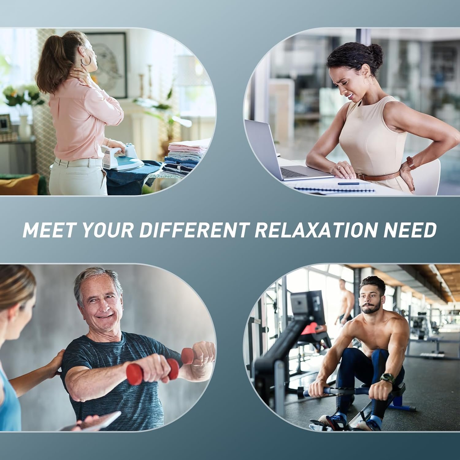 opove M3 Pro 2 Massage Gun Deep Tissue Percussion Muscle Massager for Workout, H...