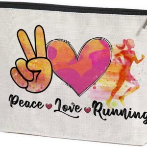 Running Gifts Women Running Makeup Bag Graduation Mothers Day Birthday Cross Cou...